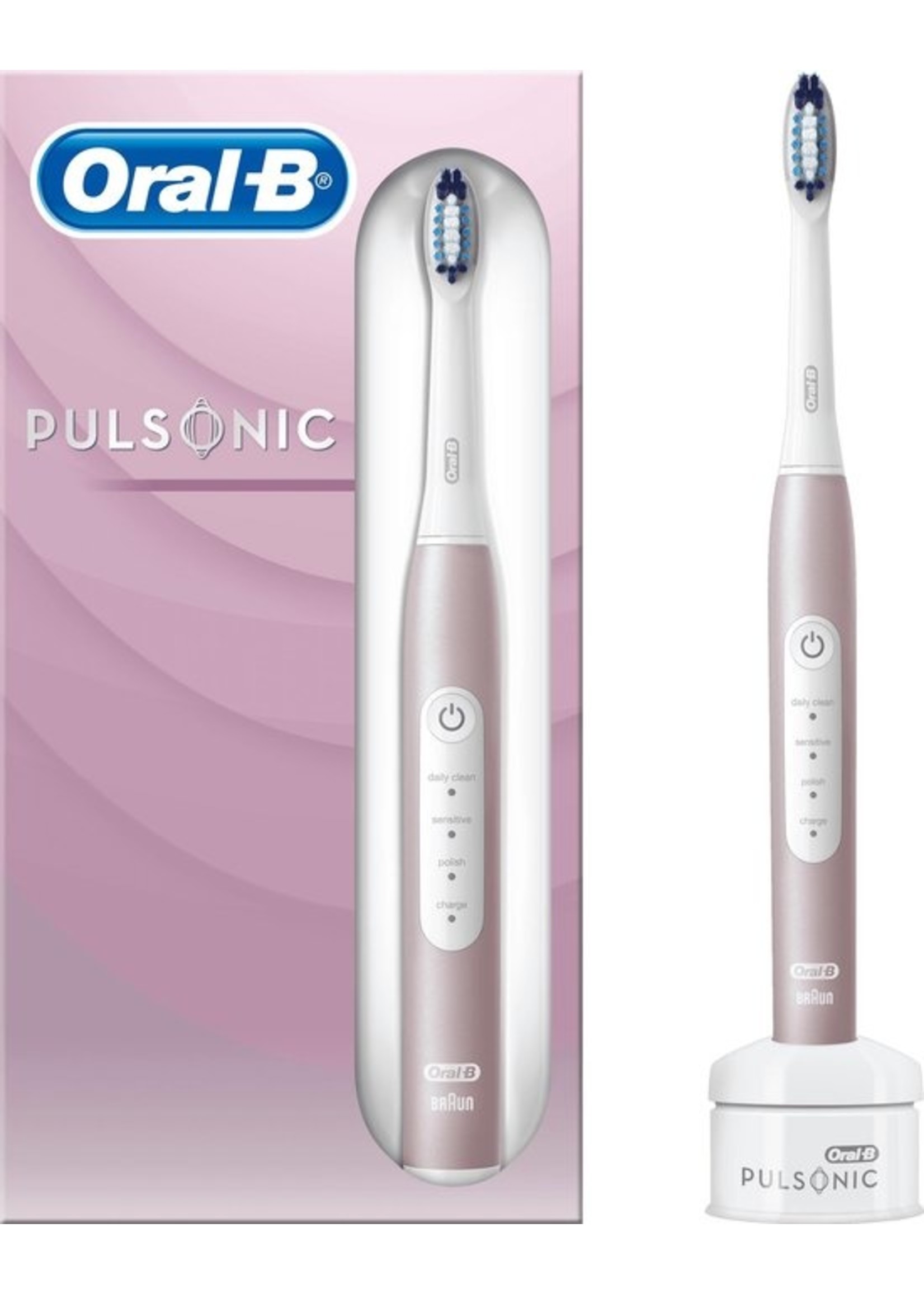 Oral-B Oral-B Pulsonic Slim Luxe 4000 - Rose Gold - Elektrische Tandenborstel