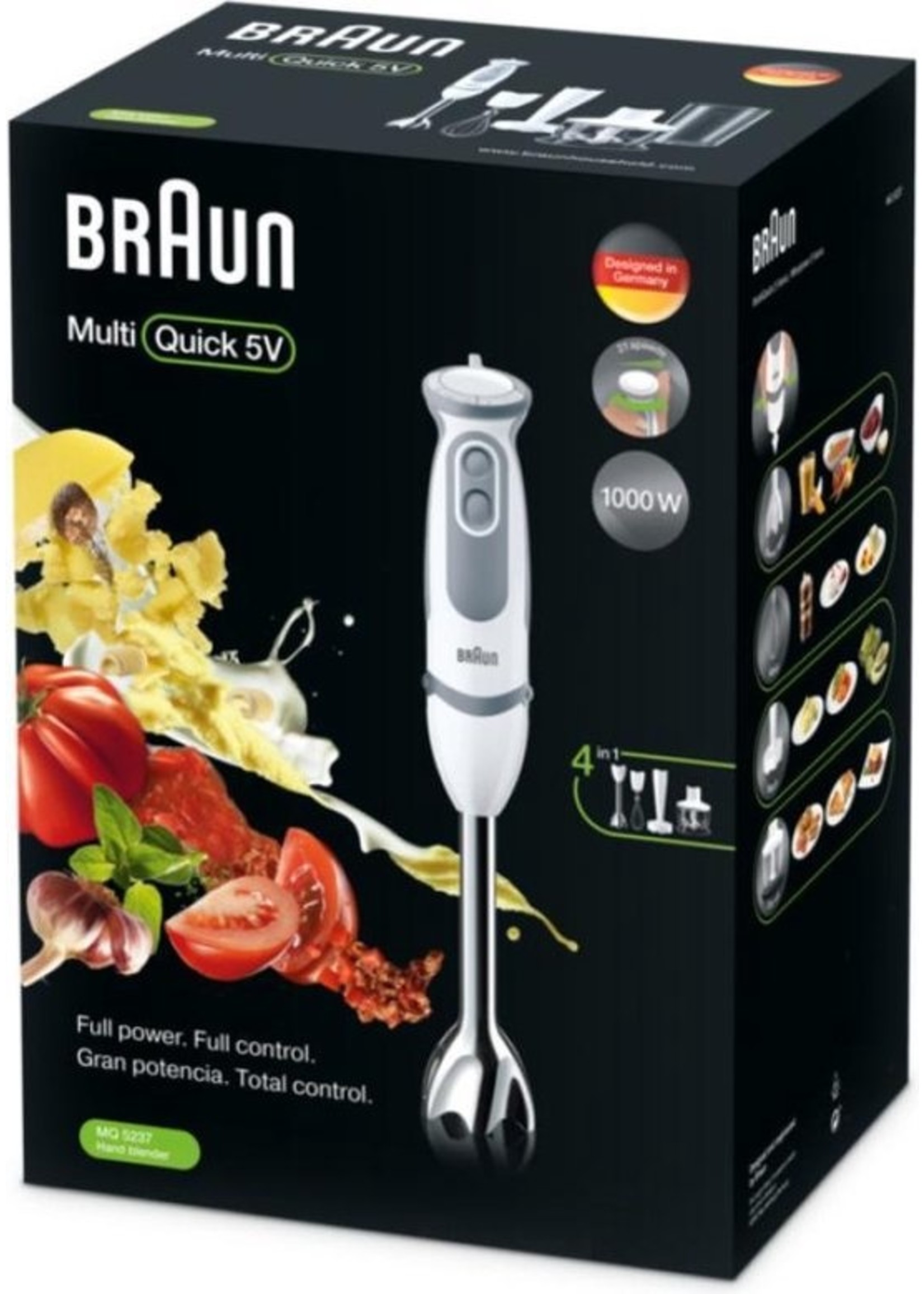 Braun Braun MultiQuick 5 - MQ 5237 WH - Staafmixer - Wit