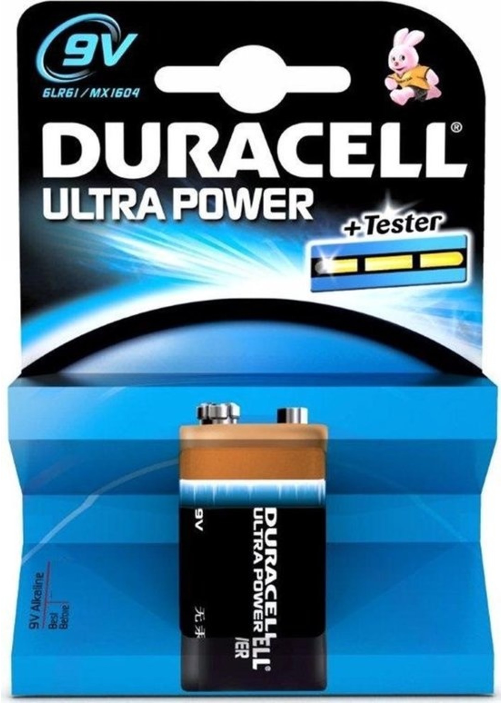 Duracell Duracell Ultra alkaline 9V-batterij, verpakking van 1
