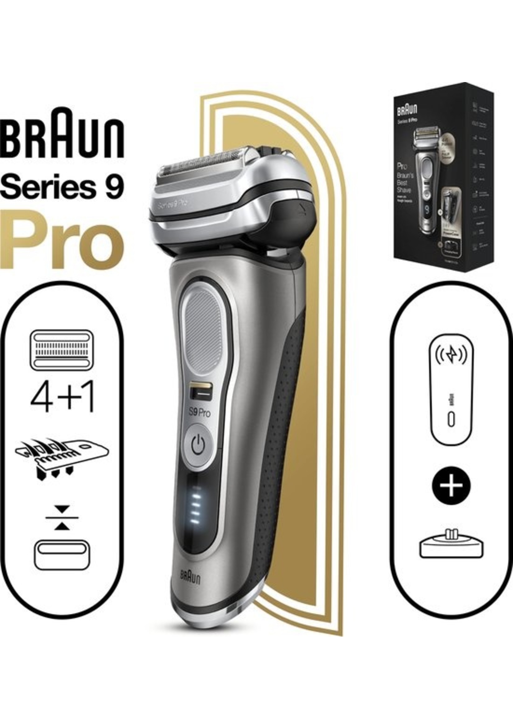 Braun Braun Series 9 Pro 9425s Elektrisch Scheerapparaat - Wet