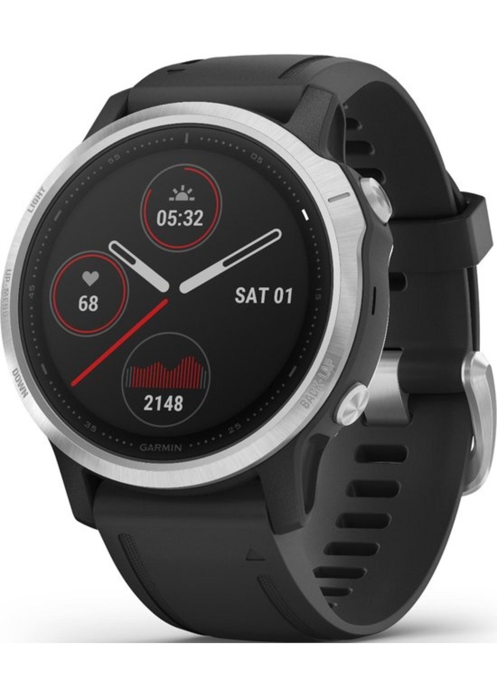 Garmin Garmin Fenix 6S Multisport Smartwatch - Geavanceerde GPS Tracker - Multisport - 10ATM Waterdicht - Zwart koopjeshoek