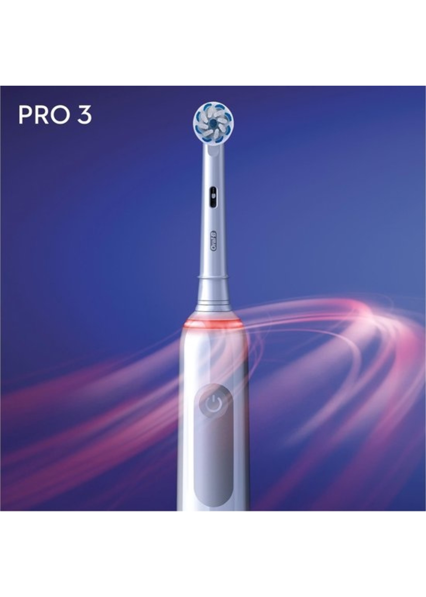 Oral-B Oral-B Pro 3 3900 - Elektrische Tandenborstel  - Duoverpakking 2 stuks