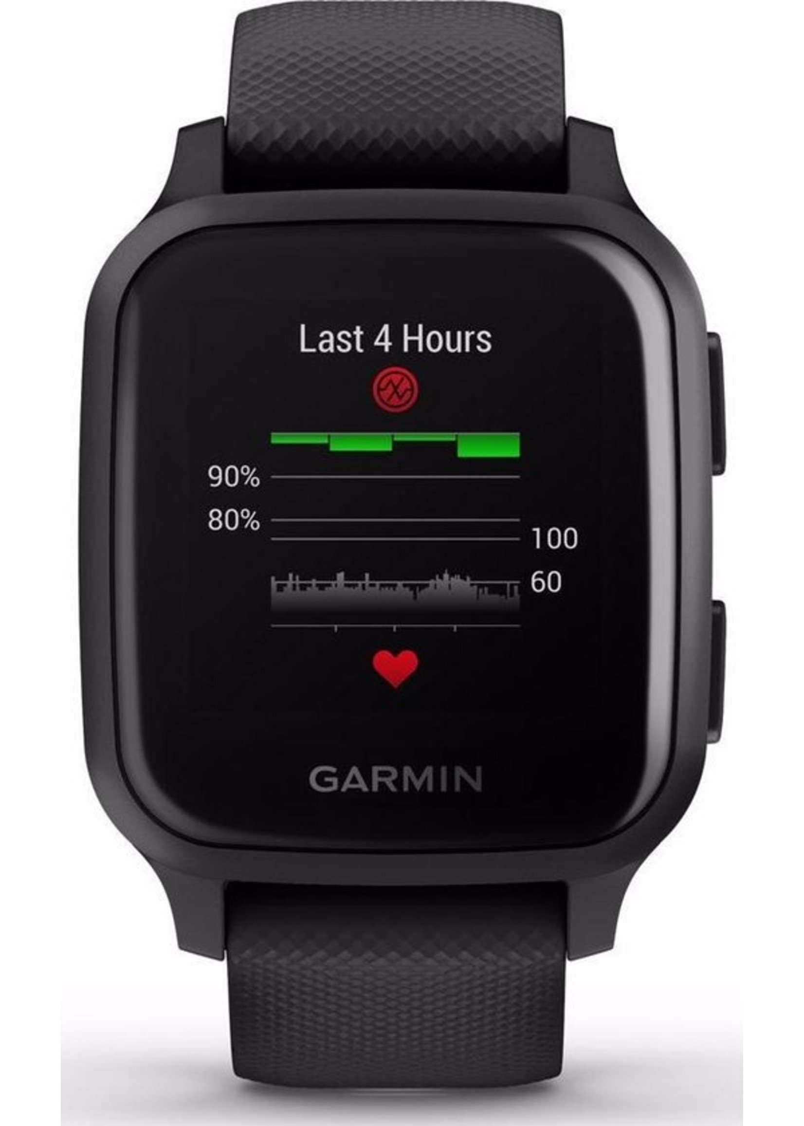 Garmin Garmin Venu Sq Music Health Smartwatch - Helder touchscreen - Muziekopslag - Waterdicht - Zwart/Slate