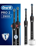 Oral-B Oral_B Pro 2 - 2900 - Duoverpakking Elektrische Tandenborstel - Zwart koopjeshoek