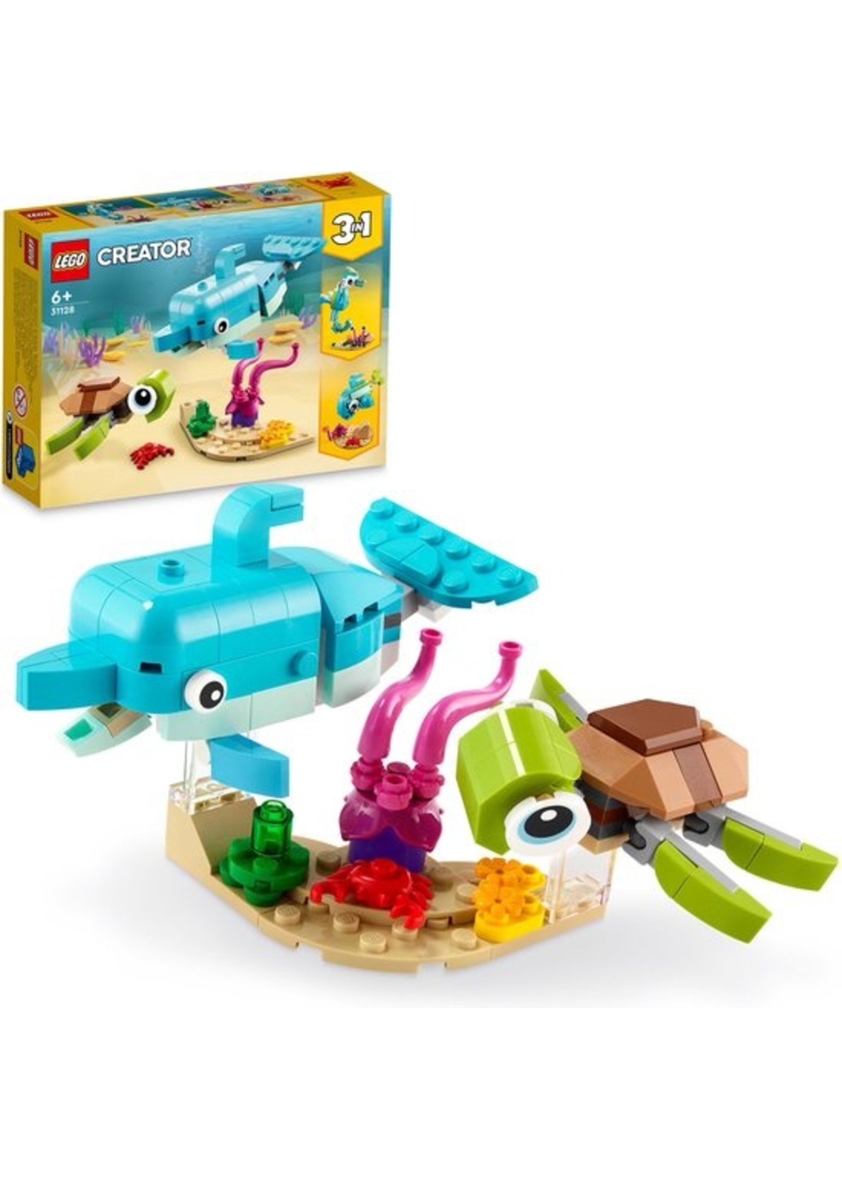 Lego LEGO Creator Dolfijn en Schildpad - 31128