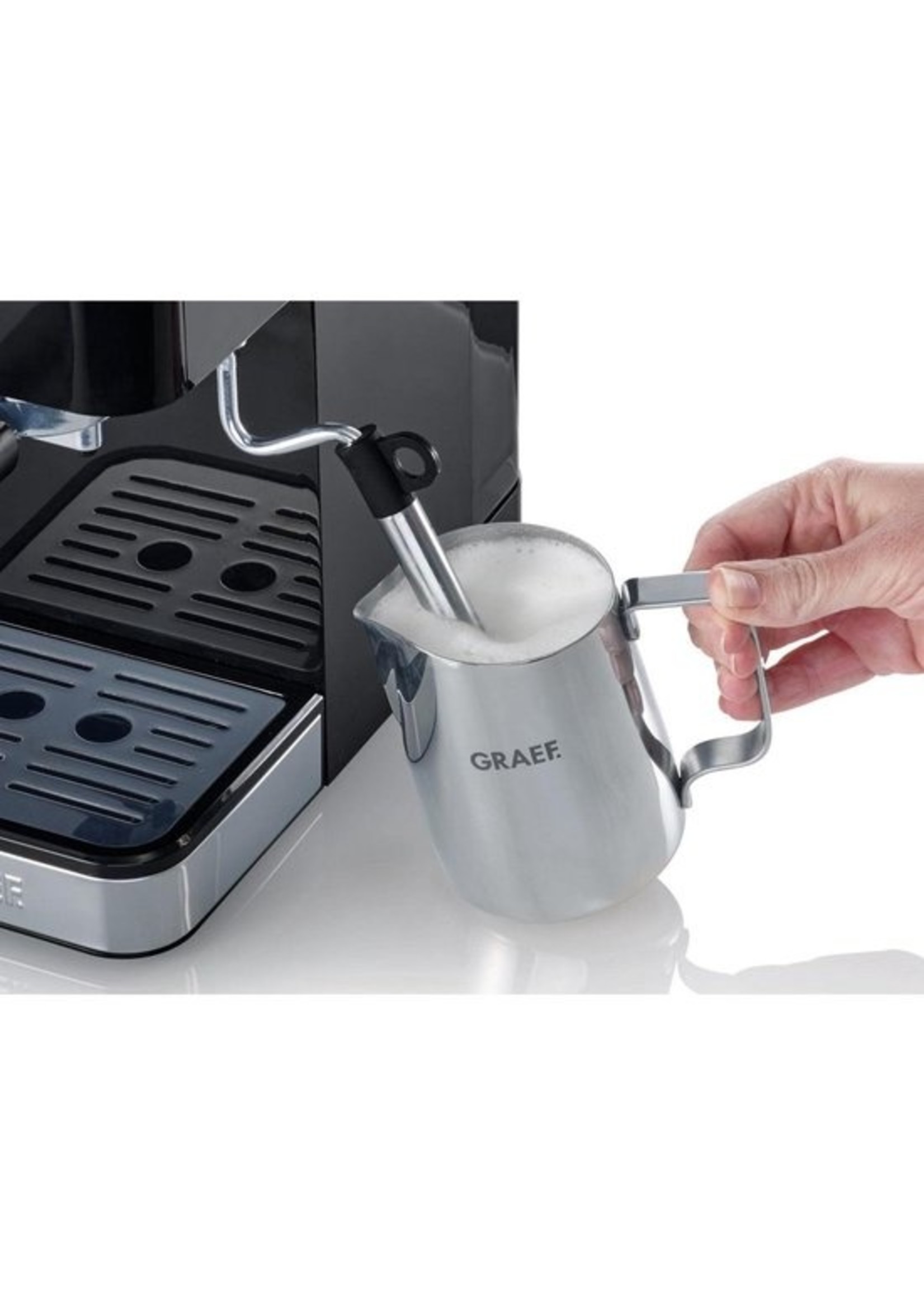 Graef Graef Espresso piston machine ES402 compact 14 cm breed 1400 Watt koopjeshoek