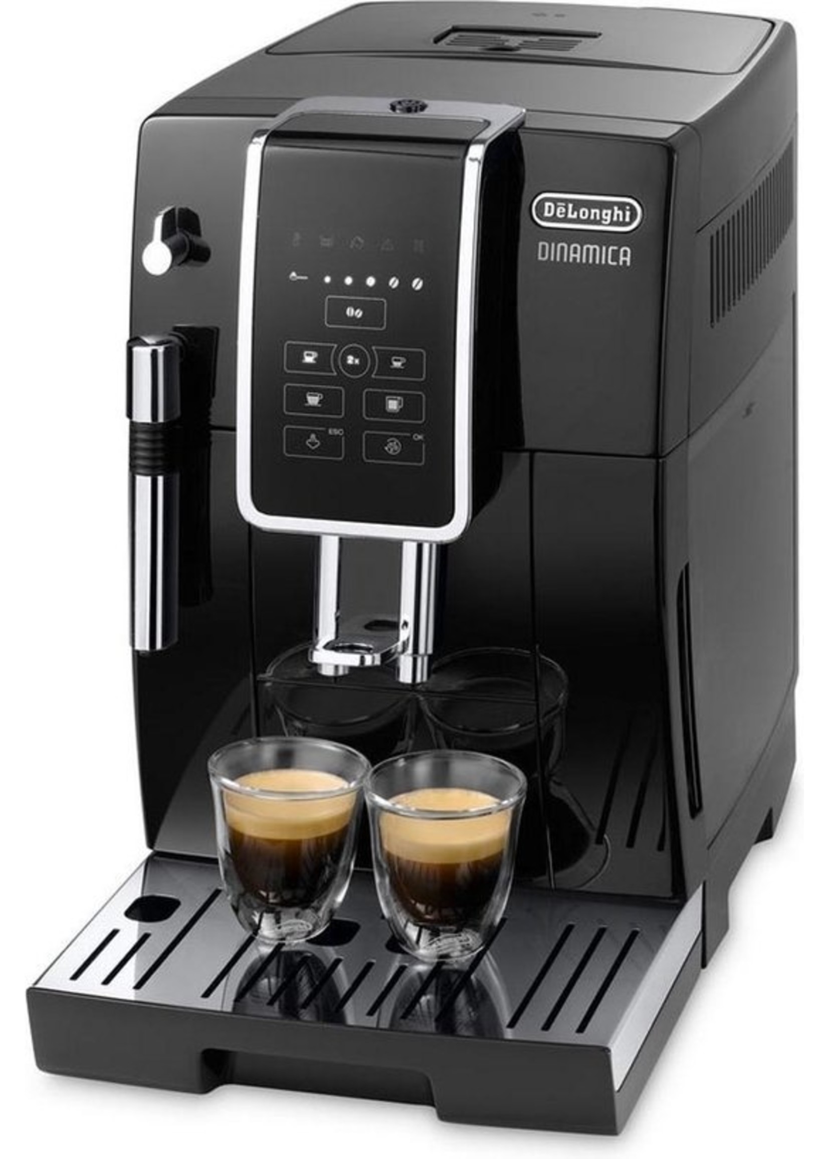 beoefenaar apotheek Verwachten DeLonghi-collectie DeLonghi Dinamica ECAM 350.15.B - Volautomatische  espressomachine - Zwart koopjeshoek - Nextdeal B.V.