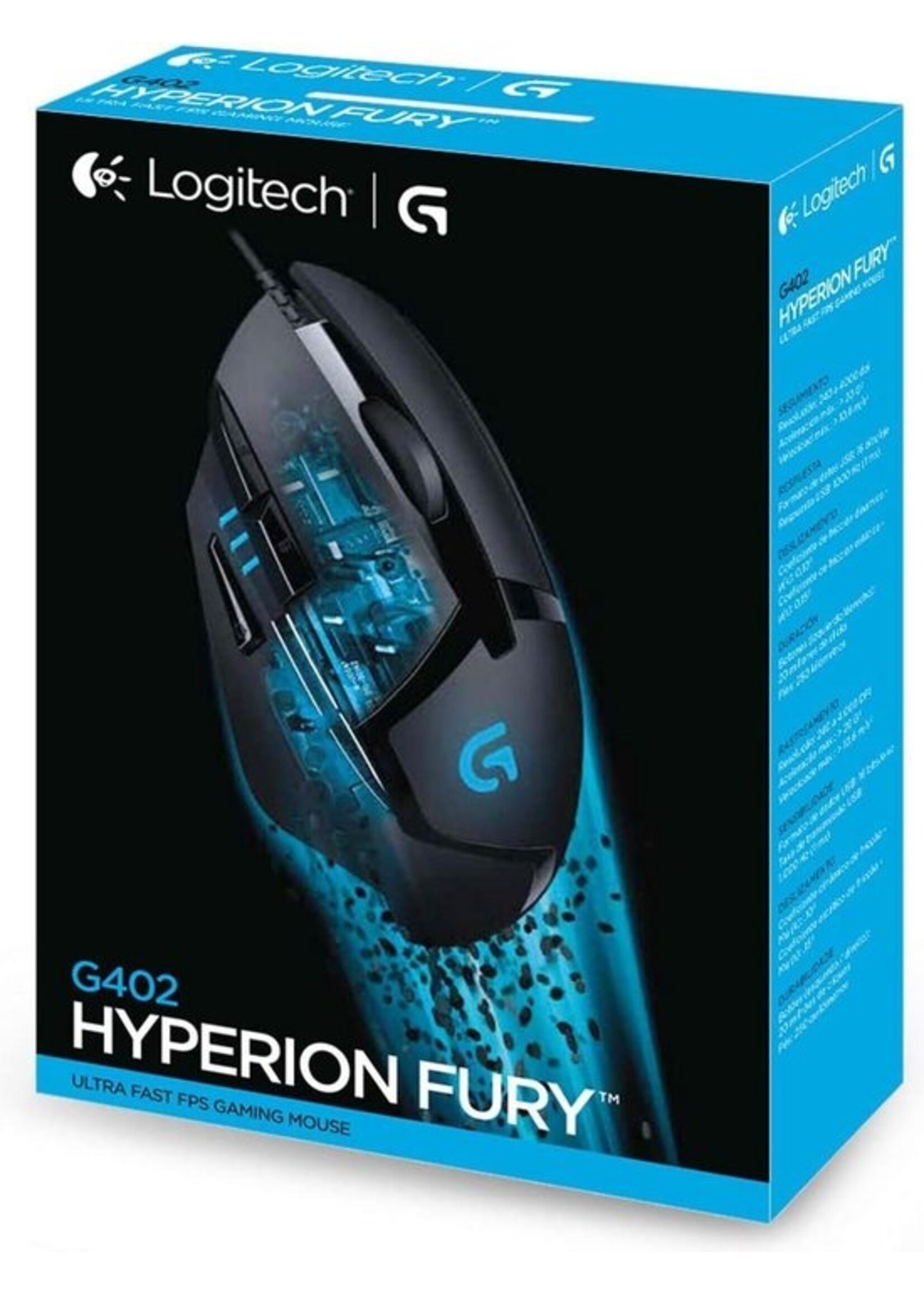 Logitech G402 Hyperion Fury - Gaming Muis - PC koopjeshoek