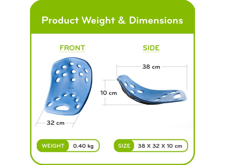 Backjoy Choice advice tool Size chart - Backjoy Europe