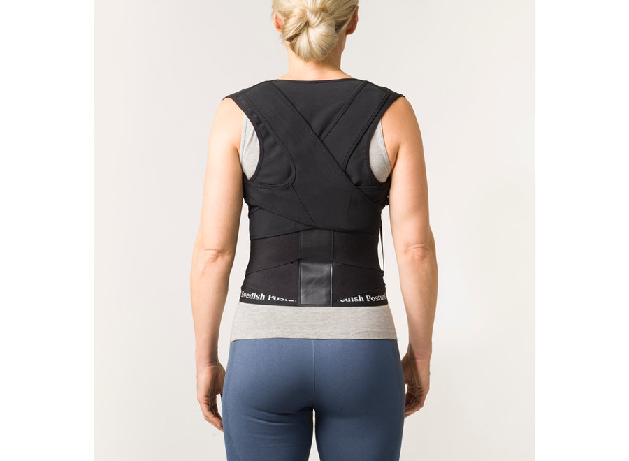 Swedish Posture Position Posture Supporting Vest Black XS