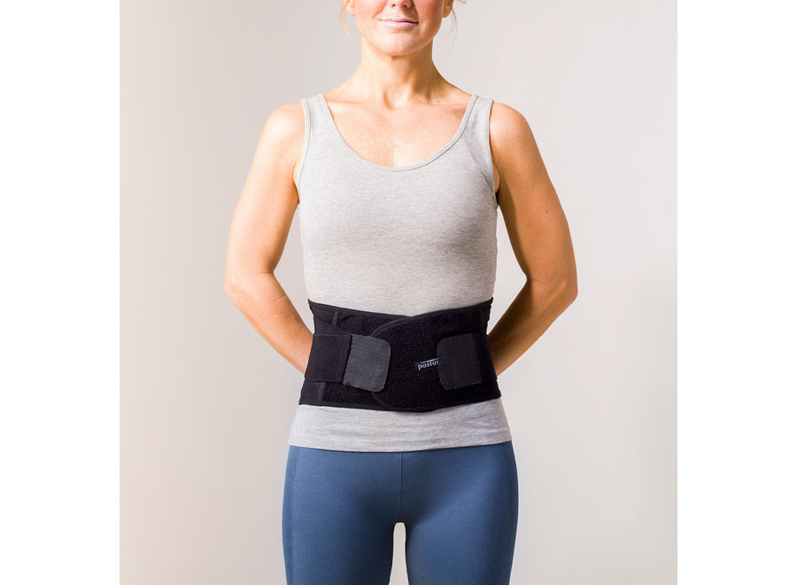 Swedish Posture Stabilize Lumbar Back Stabilize Belt Black Size  S