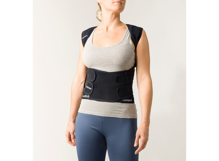 Swedish Posture Position Posture Supporting Vest Black