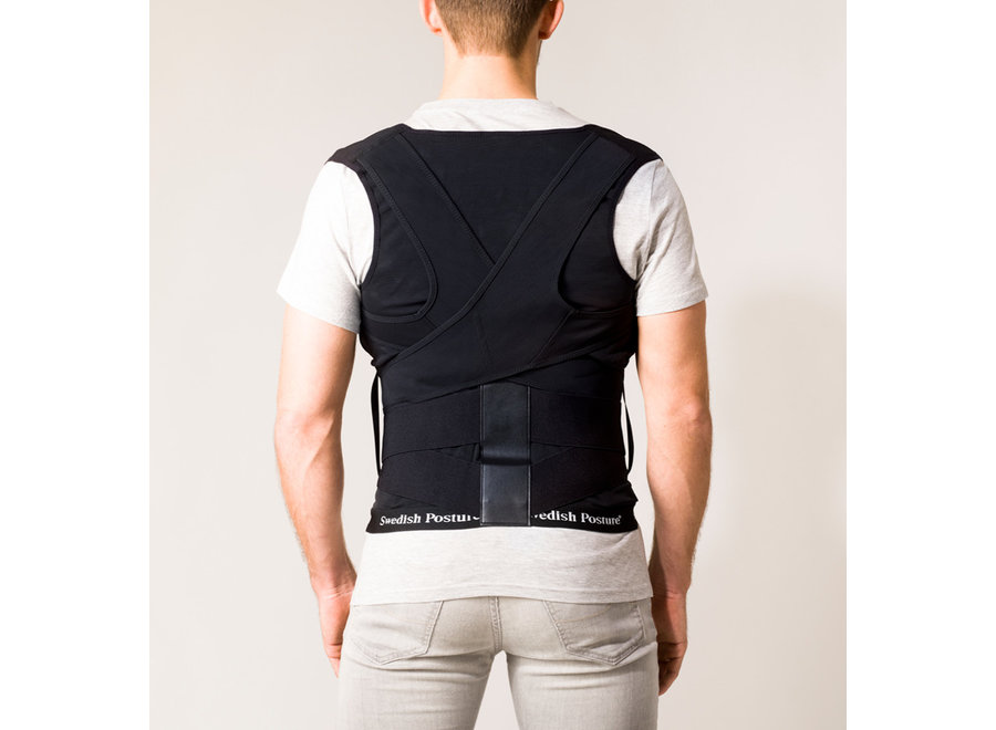Swedish Posture Position Posture Supporting Vest Black