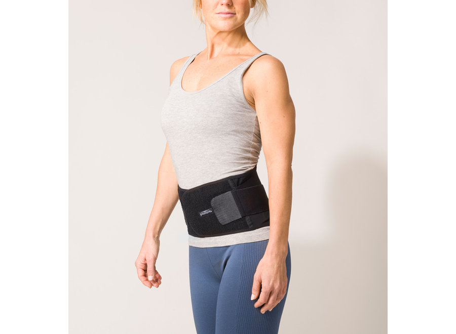 Swedish Posture Stabilize Lumbar Back Stabilize Belt Black Size M