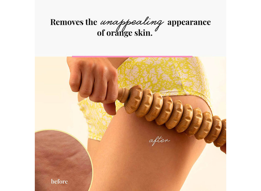 Tuuli Wooden Cellulite Massage Body Roller