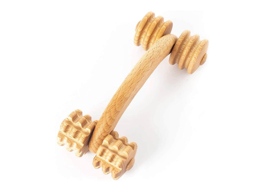 Tuuli Wooden Handheld Massage Roller