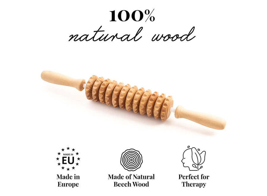 Tuuli Flexi Wooden Cellulite Massage Roller