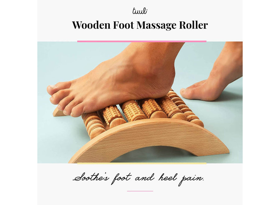 Tuuli Wooden Foot Massager Massage Roller