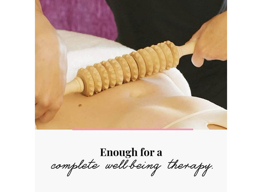 Tuuli Accessories - Curved Wooden Massage Roller for Waist and