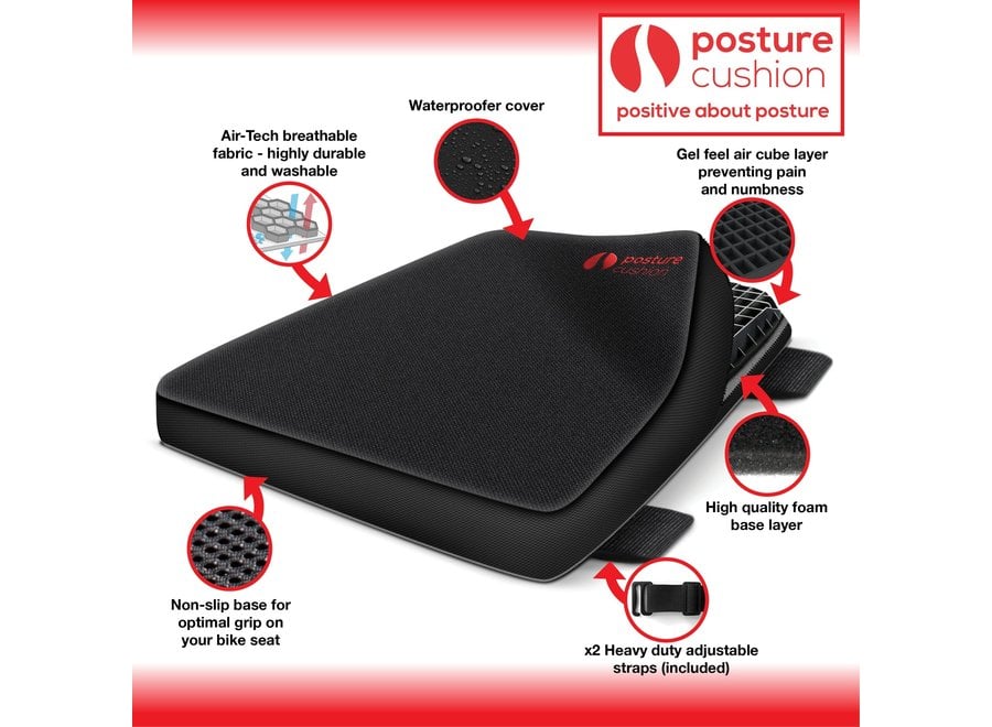 Posture Cushion Motorcycle Passenger Comfort Cushion