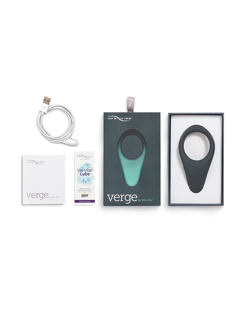 We-Vibe We-Vibe Verge Vibrerende Cockring Oplaadbaar Slate