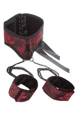 CalExotics CalExotics Scandal Posture Collar With Cuffs