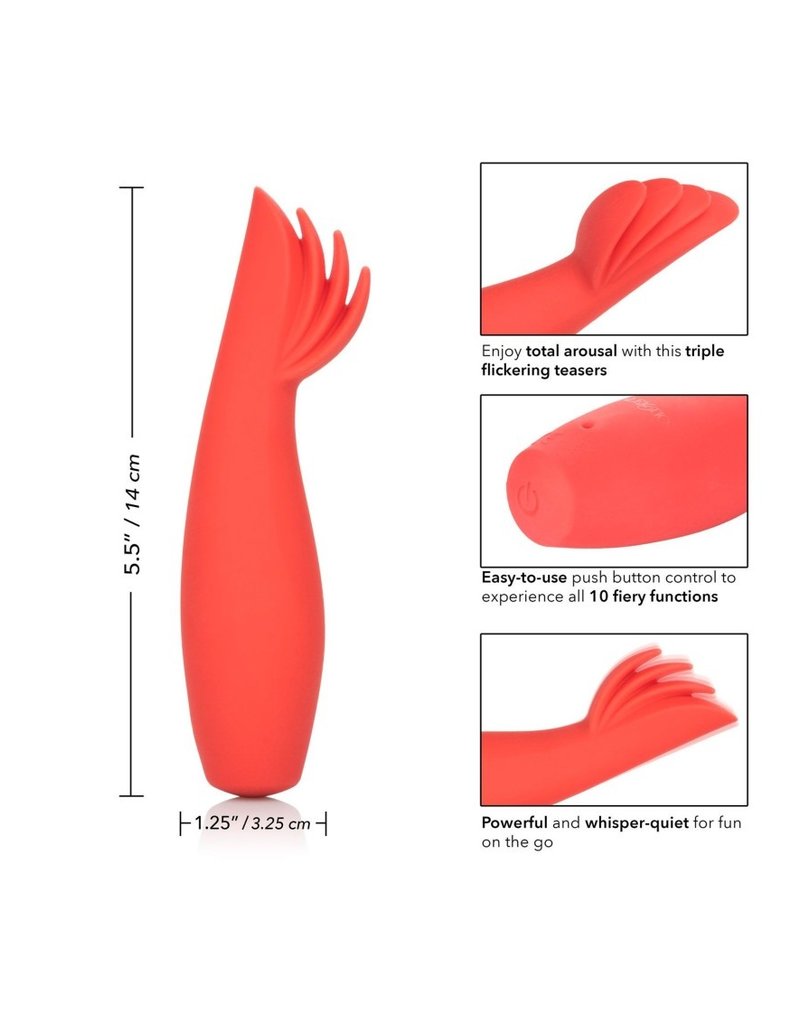 CalExotics Red Hot Blaze Vibrator