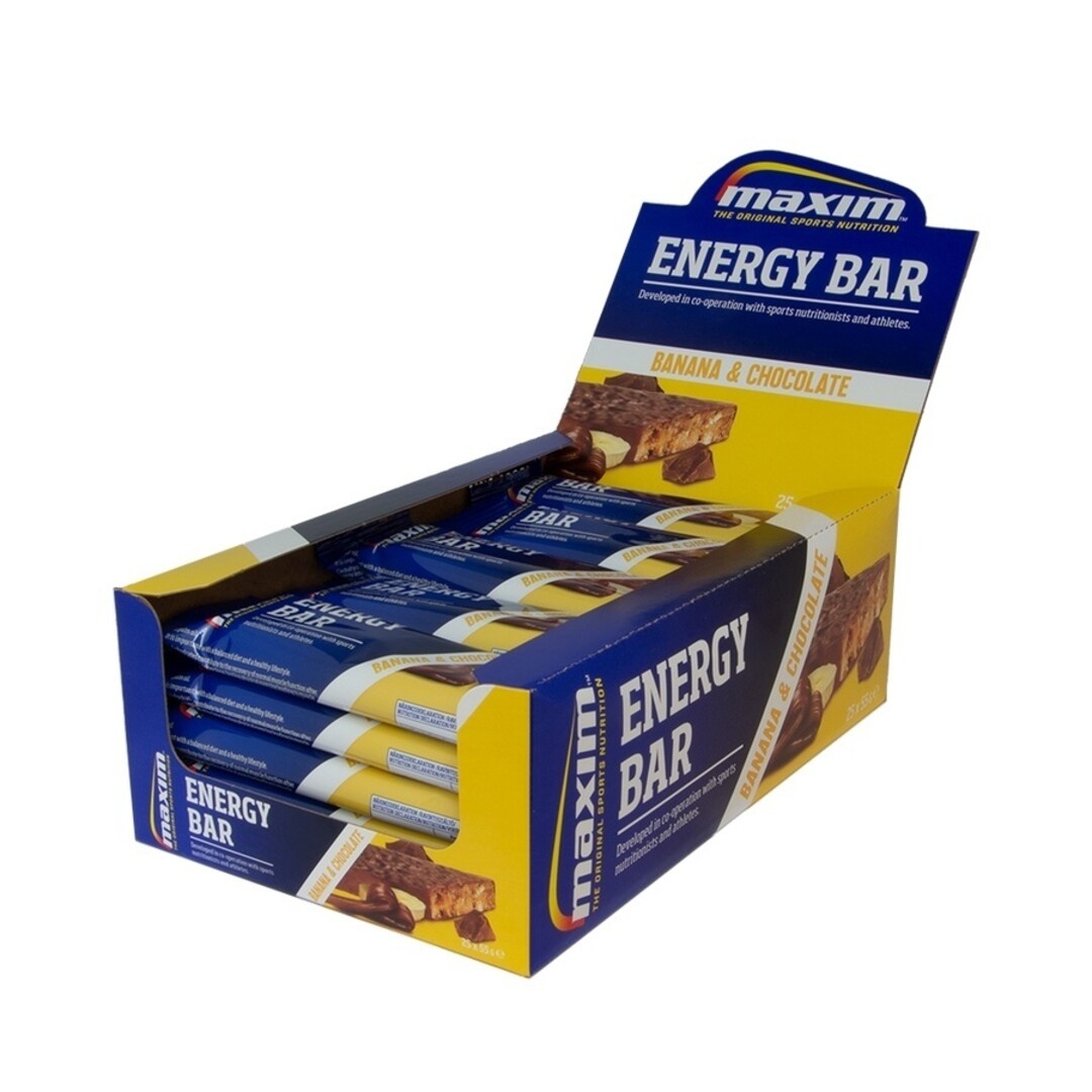 Maxim Energy Bar Banana, Chocolate coated