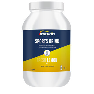 Maxim Sportvoeding Maxim Sports Drink Fresh Lemon 2kg