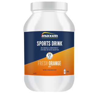 Maxim Sportvoeding Maxim Sports Drink Fresh Orange 2kg