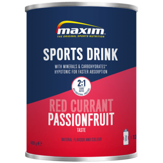 Maxim Sportvoeding Maxim Sports Drink Red Currant/Passion Fruit