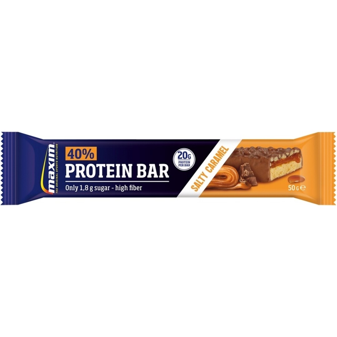 Maxim Sportvoeding Maxim 40% Protein Bar Salty Caramel