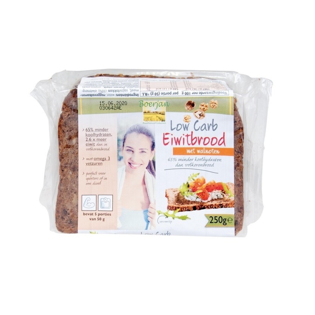 Boerjan Walnoot Eiwit Brood