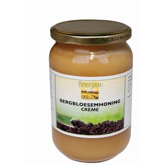BoerJan voeding Boerjan Bergbloesem honing creme