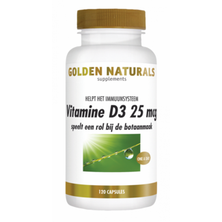 Golden Naturals Golden Naturals Vitamine D3 25mcg