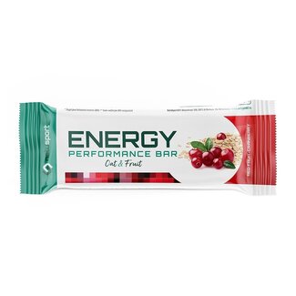 Natusport Energy Performance Bar Red Fruit Cranberry