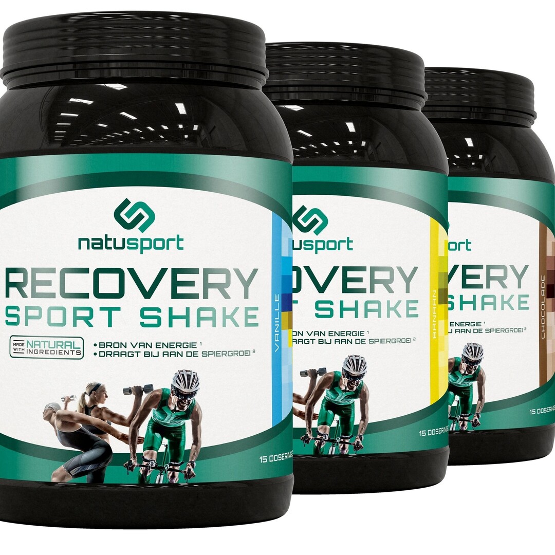 Natusport Recovery Sport Shake Chocolade 750 GRAM