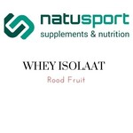 Natusport Whey Protein ISOLATE+ Aardbei 450 GRAM