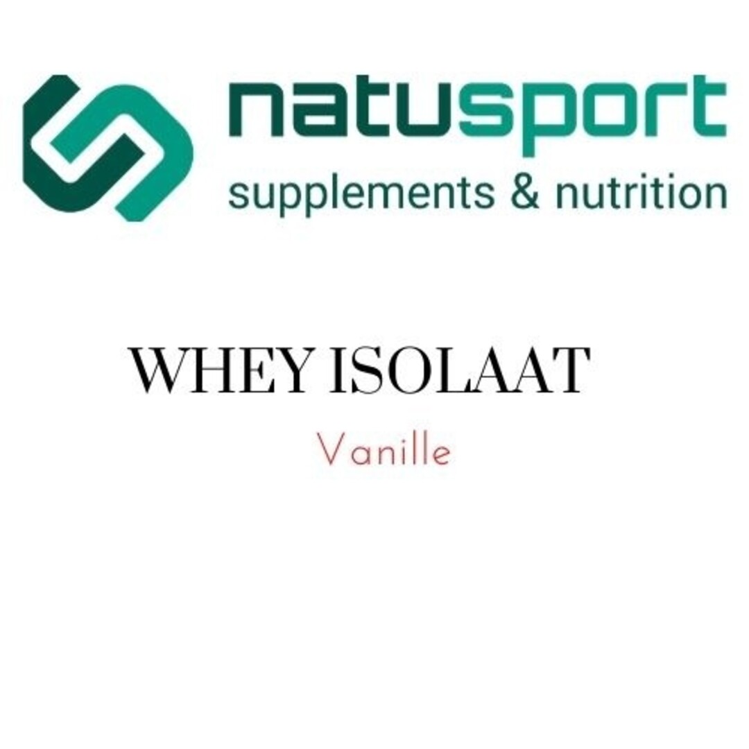 Natusport Whey Protein ISOLATE+ Aardbei 450 GRAM