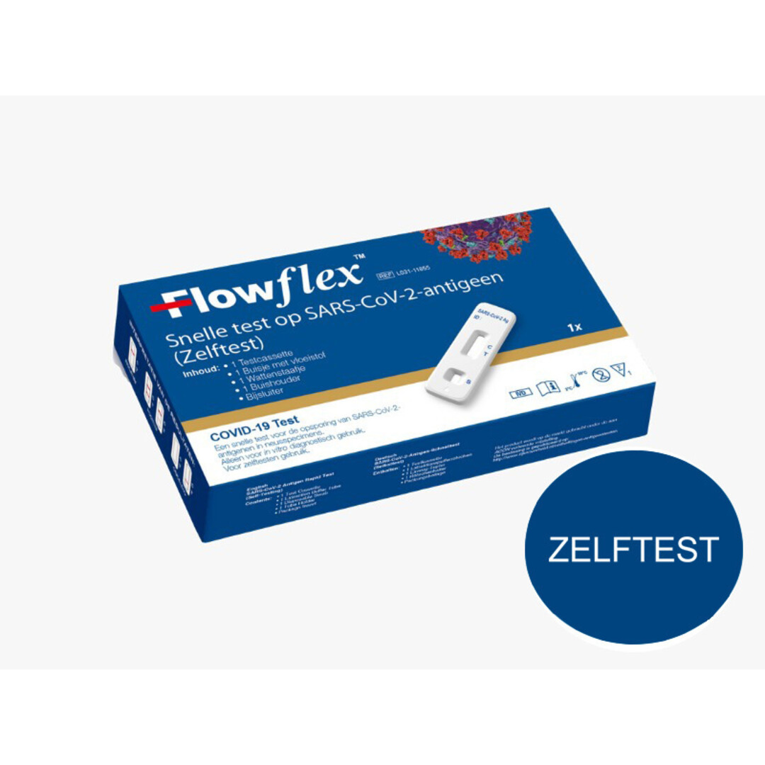 flowflex flowflex snelle corona zelftest 1 stuks verpakking