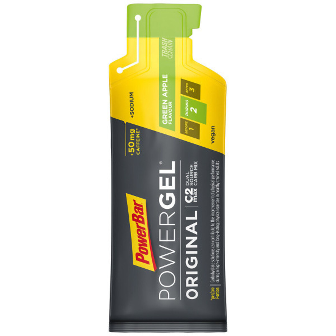 Powerbar Powergel Original + Cafeïne Green Apple