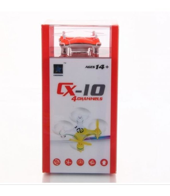 Cheerson cx10 mini drone oranje nu gratis extra propeller beschermer