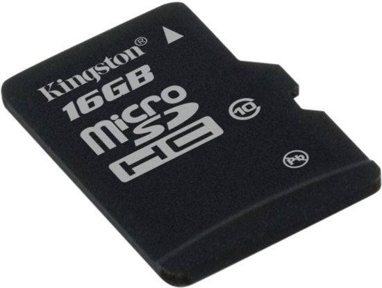 Kingston Micro 16 gb sd kaart afbeelding