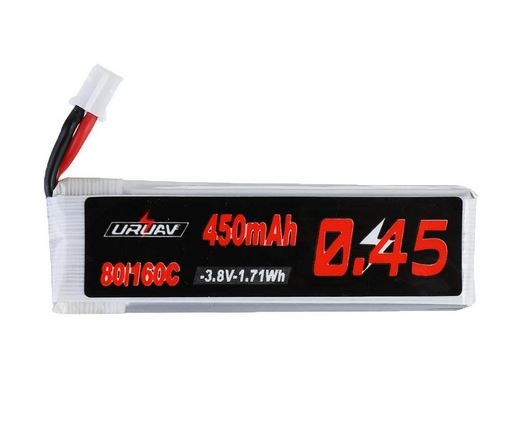 5x Lipo Batterien 3,8V 550mAh 80C/160C Für FPV Drohnen - PH2.0 Stecker
