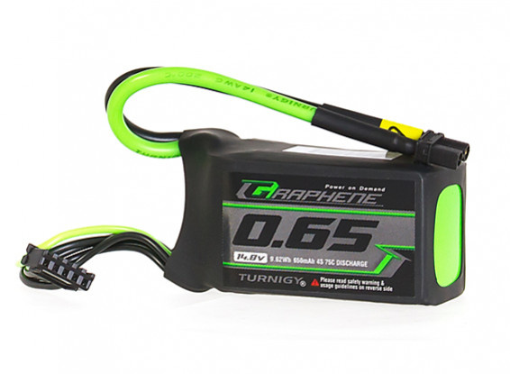 Turnigy Turnigy Graphene 650mah 4s 75c lipo accu afbeelding