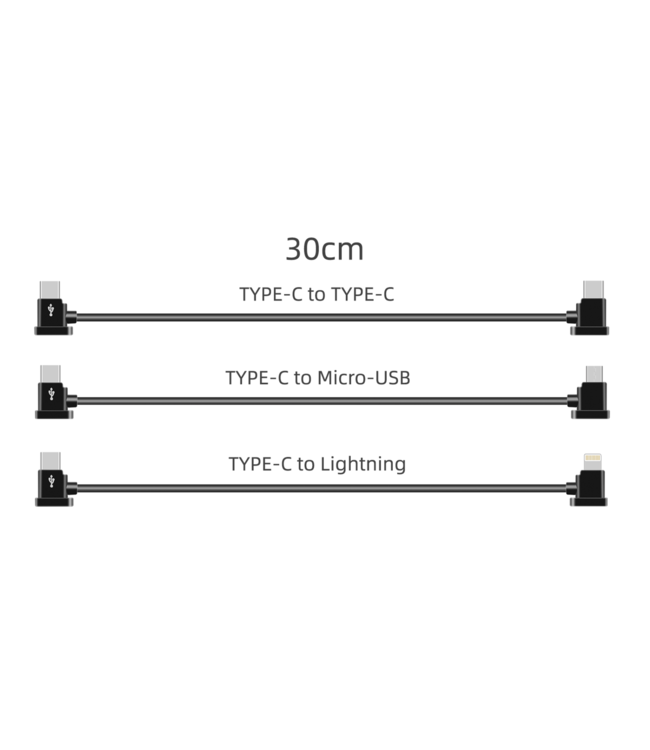 OTG controller kabel USB C DJI Air 2, Air 2s, Mini 2, Mini 3 (Pro), Mavic 3 & 3 Cine.