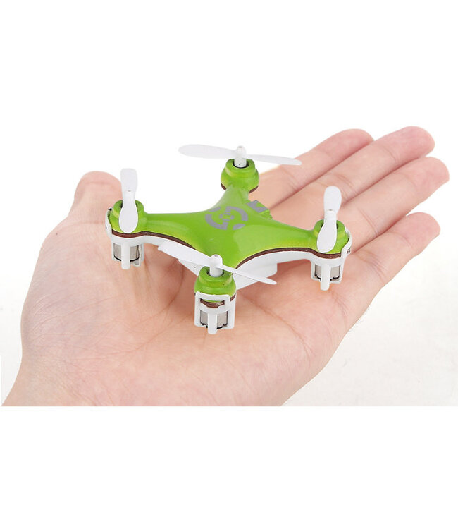 Cheerson cx10 mini drone groen nu met gratis extra propellerbeschermer
