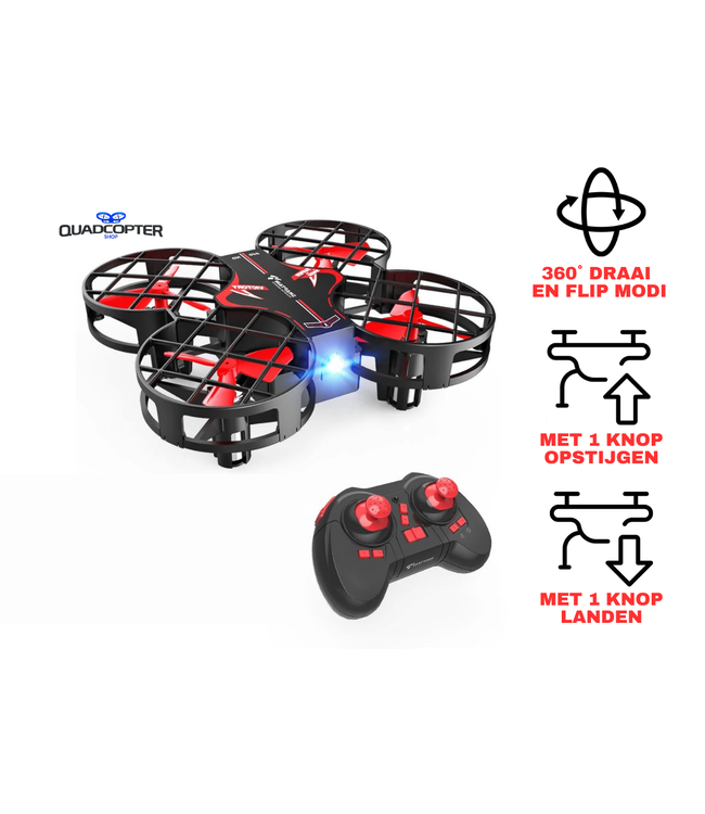 SNAPTAIN H823H mini drone nu met 3 accu's + digitale drone cursus t.w.v. € 49,99 