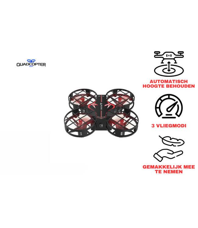 SNAPTAIN H823H mini drone nu met 3 accu's + digitale drone cursus t.w.v. € 49,99 