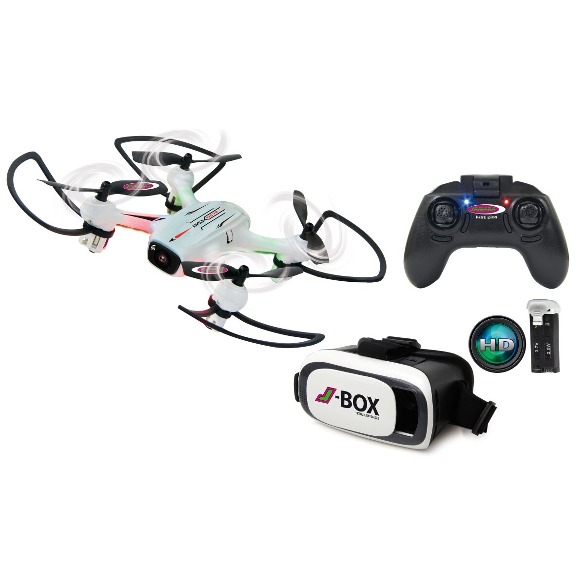 Jamara Angle 120 VR goggle - Wide Angle Drone Altitude hold - HD FPV Wifi afbeelding